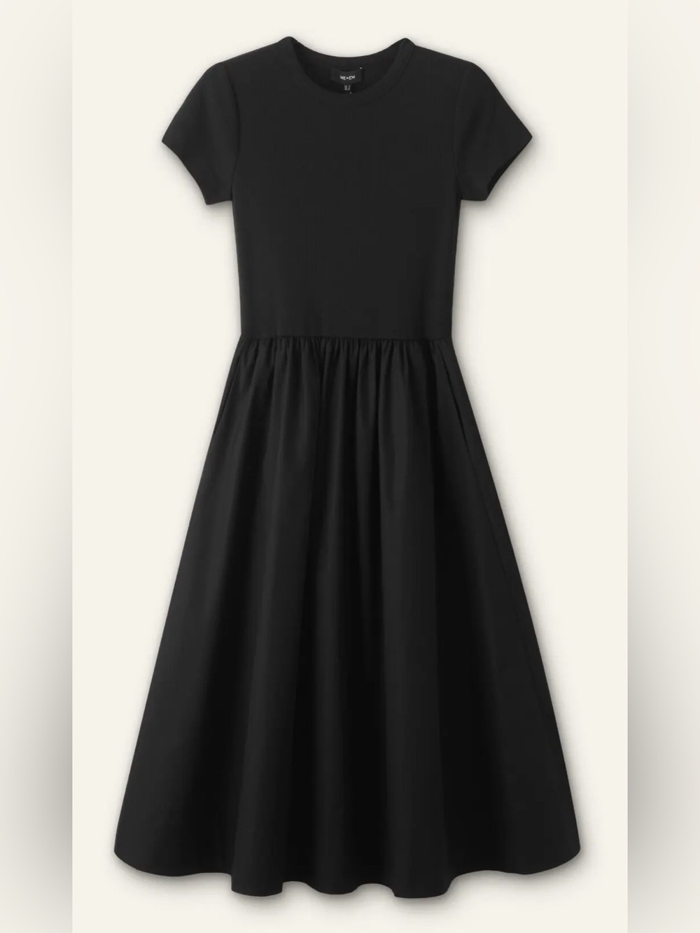 NWOT - Me+Em Rib Tee Midi Dress - Picture 7 of 11